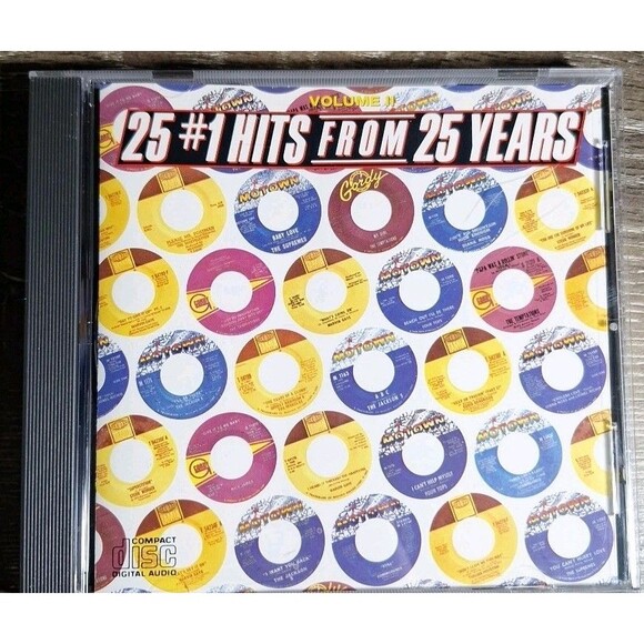 Motown CD's- 25 #1 Hits From 25 Years Vol 1 & 2- 2 CD Set Various Artists- - Picture 6 of 8